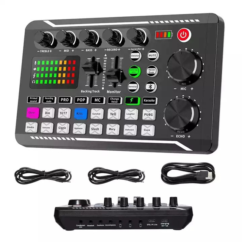Audio Music Changer - F998 Live Sound Card Audio Tuner