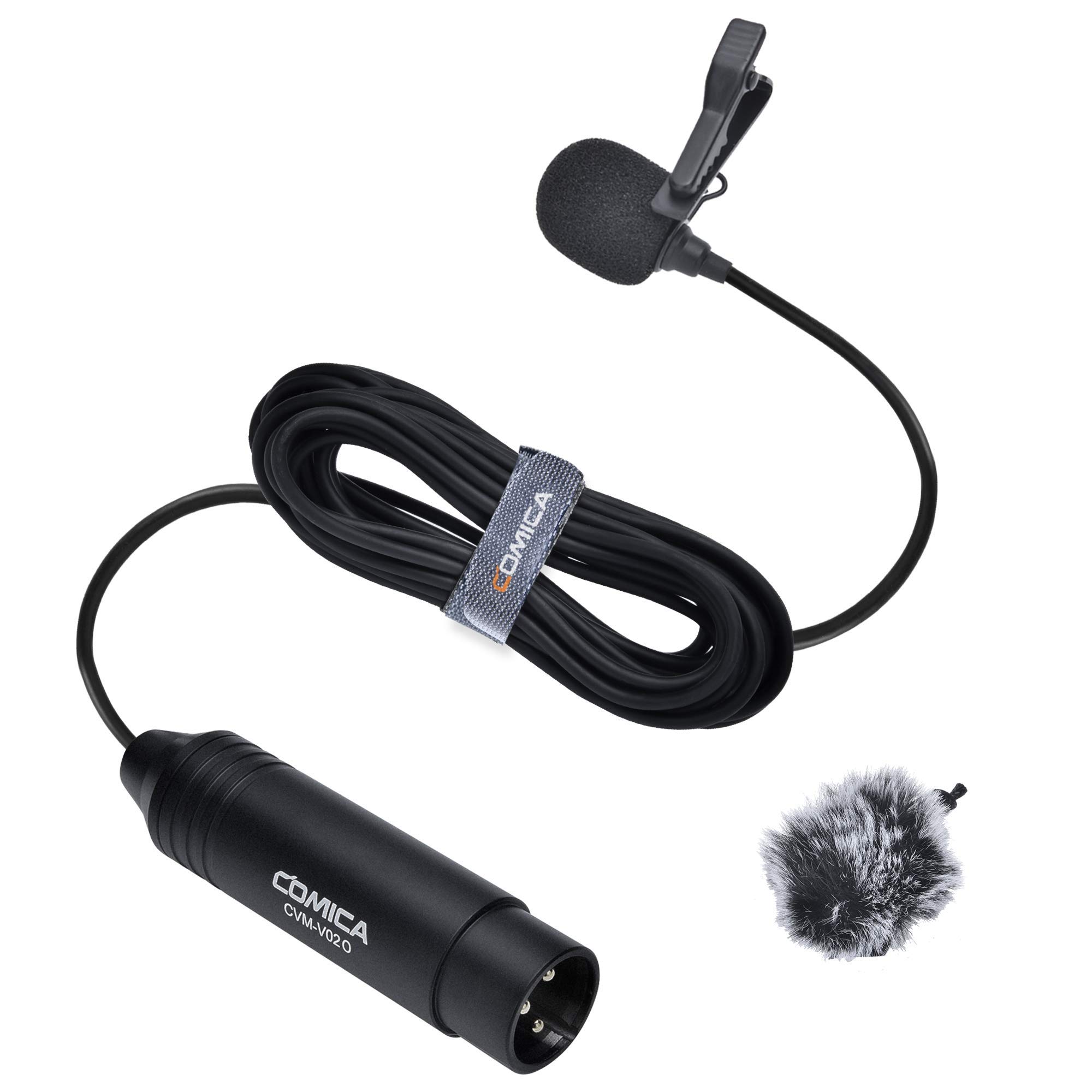 Xlr Microphone Condenser - CVM-V02O Omnidirectional XLR Lavalier Microphone Phantom