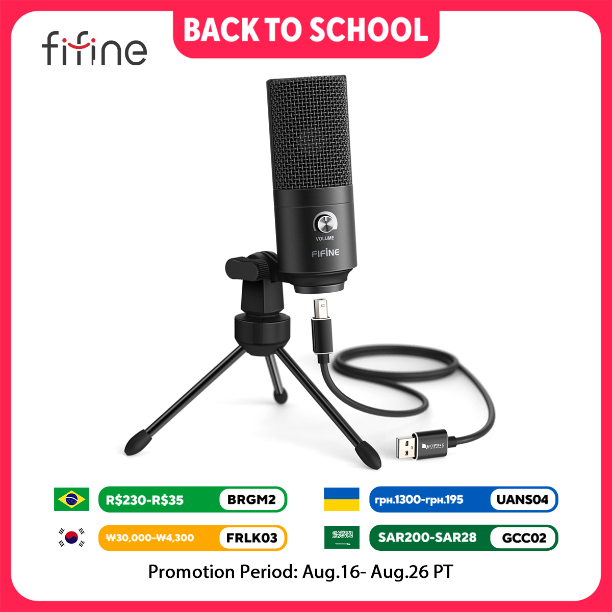 Xlr Microphone Condenser - FIFINE Metal USB Condenser Microphone with