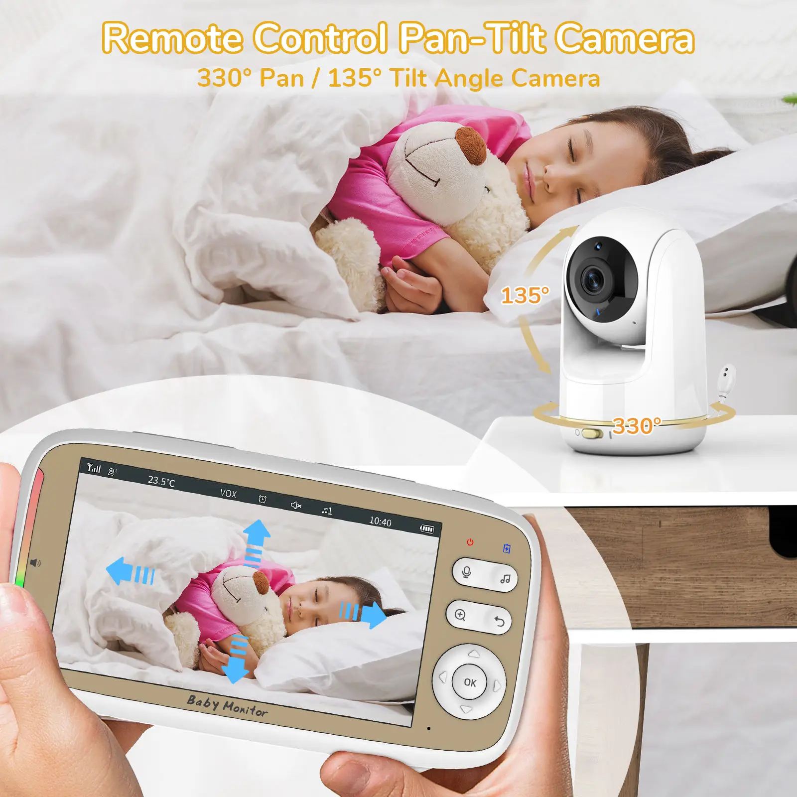 VB803 PRO Baby Monitor with 2p - Audio Hd Music ulasan dan harga
