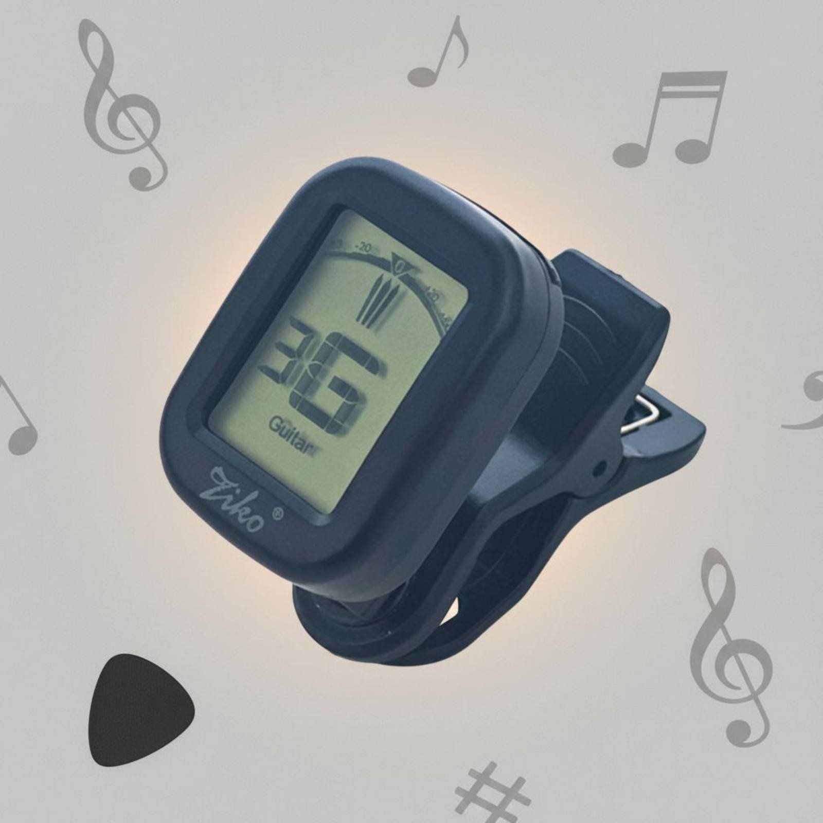 Chromatic Snap-on Tuner Easy t - Guitar Tuner Clip ulasan dan harga