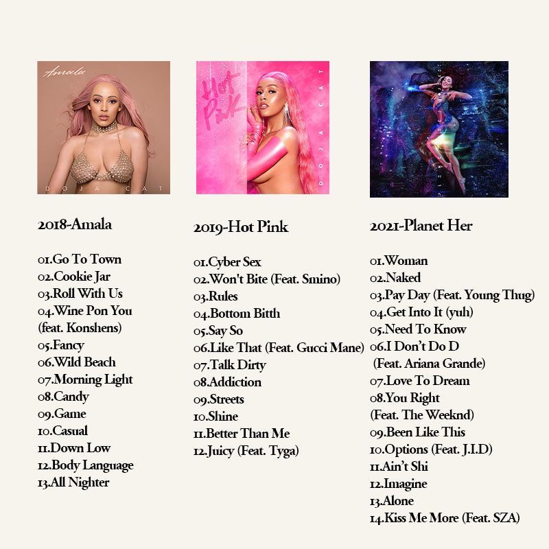 Doja Cat 6CD Music Album Colle - Audio Music Cd ulasan dan harga