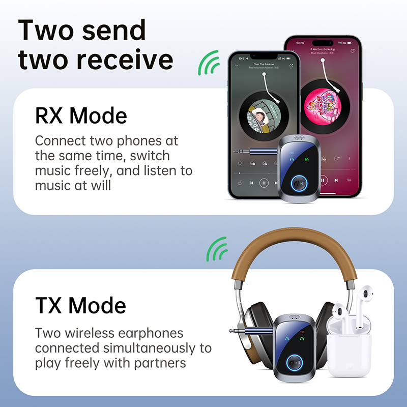 2-in-1 Bluetooth 5.4 Audio Rec - Audio Hd Music ulasan dan harga