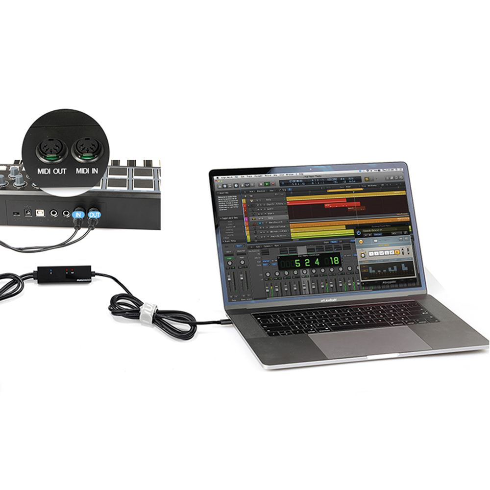 On-The-Go Midi Hub Type-C To M - Audio Music Hub ulasan dan harga