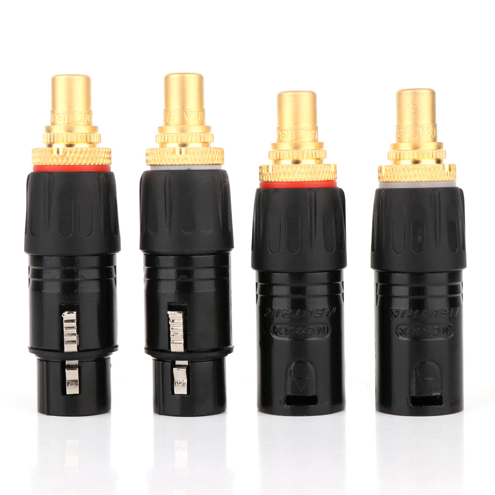 2PC NEUTRIK XLR male to RCA Fe - Xlr Microphone Condenser ulasan dan harga