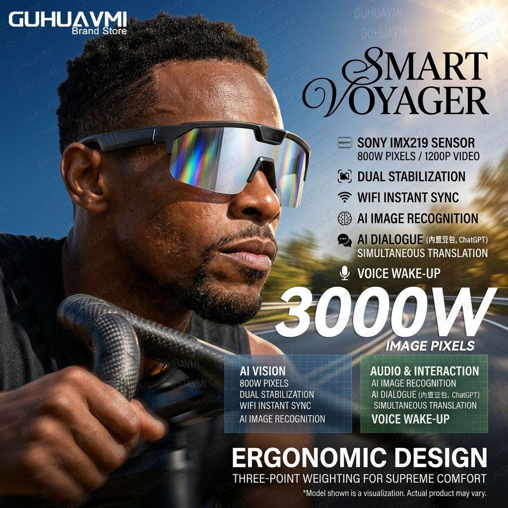 Photochromic Smart Glasses 120 - Audio Hd Music ulasan dan harga