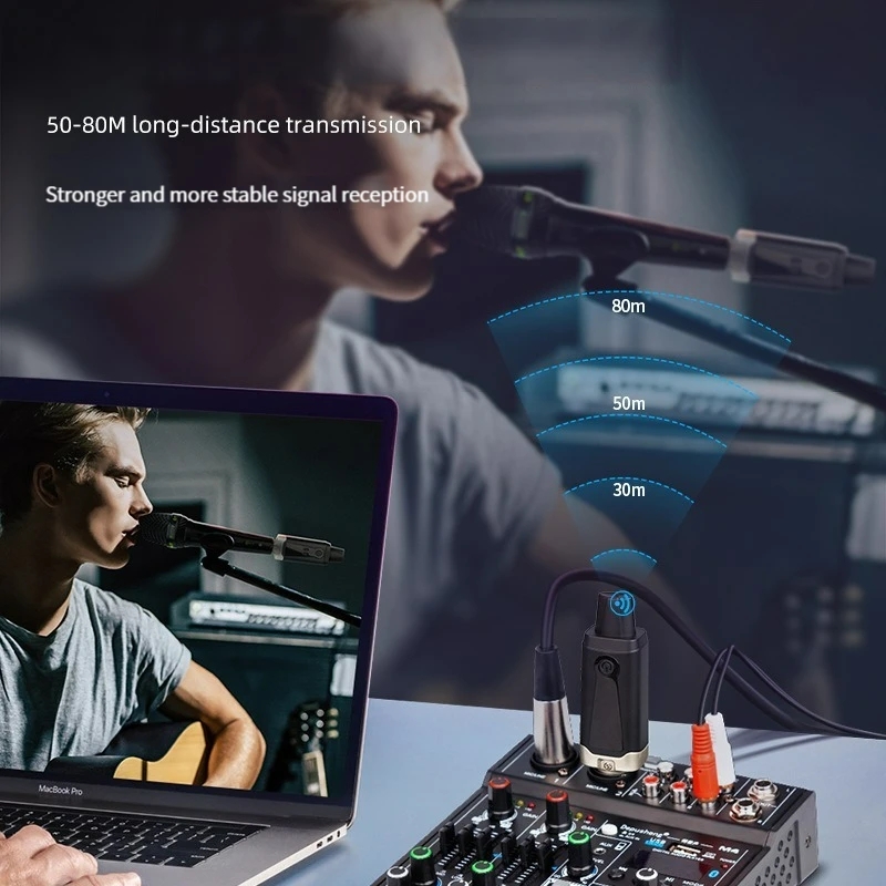 UHF Microphone Adapter Wireles - Xlr Microphone Condenser ulasan dan harga