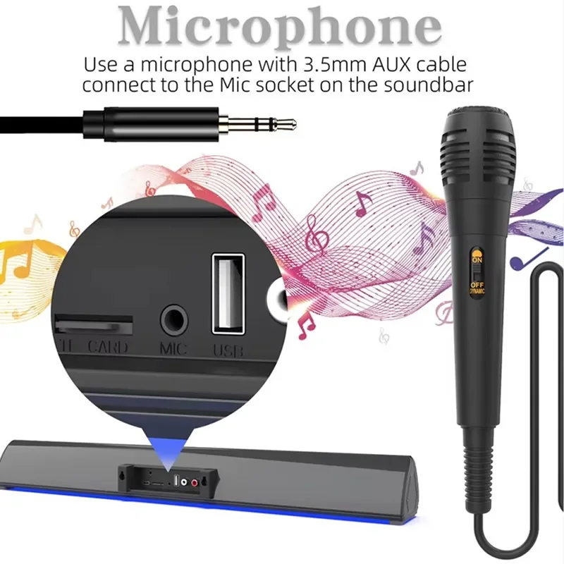 60W Wireless TV PC Soundbar Bl - Audio Music Center ulasan dan harga