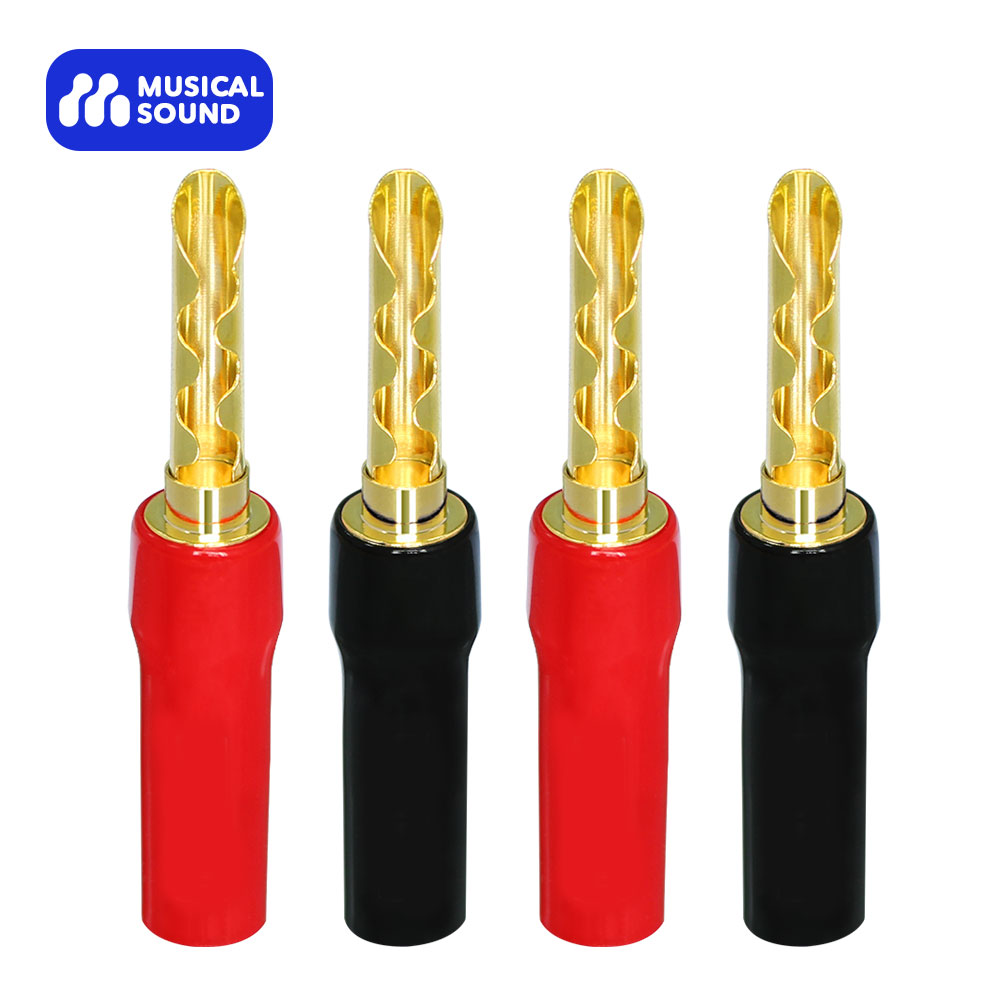 Musical Sound Banana Plugs for - Audio Music Hifi ulasan dan harga
