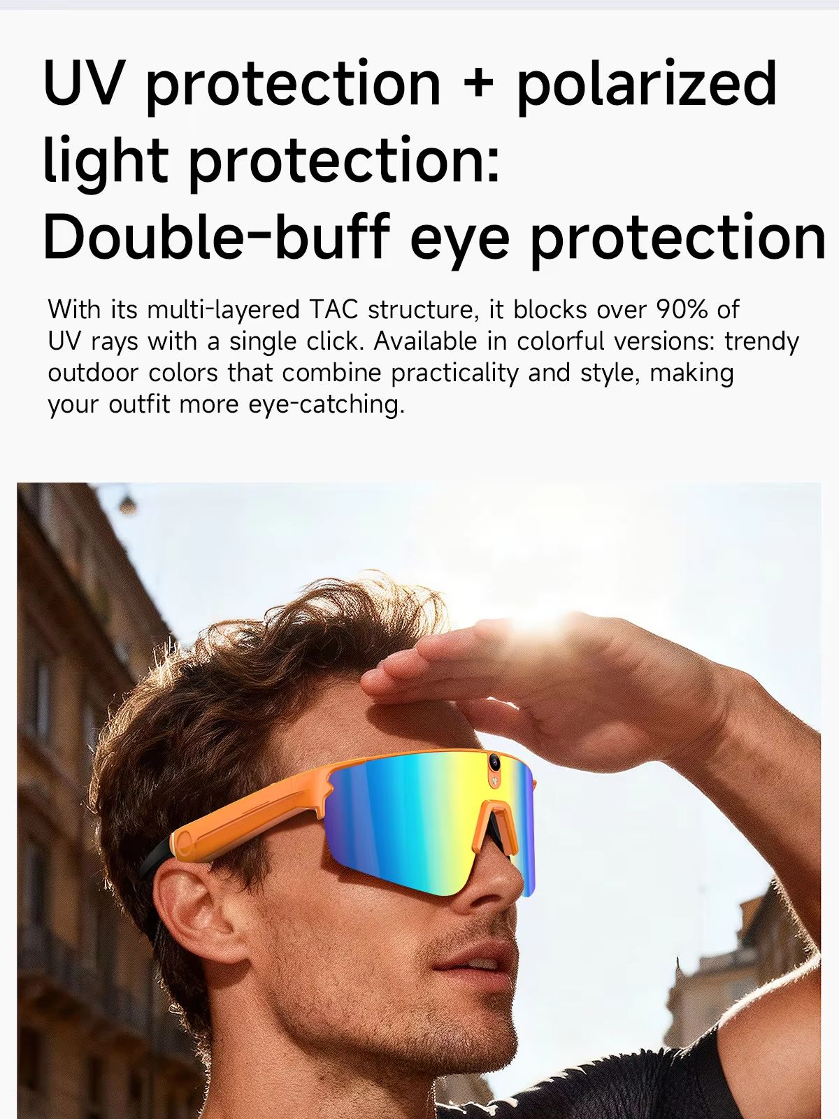 L805 AI Smart Glasses With 800 - Audio Hd Music ulasan dan harga