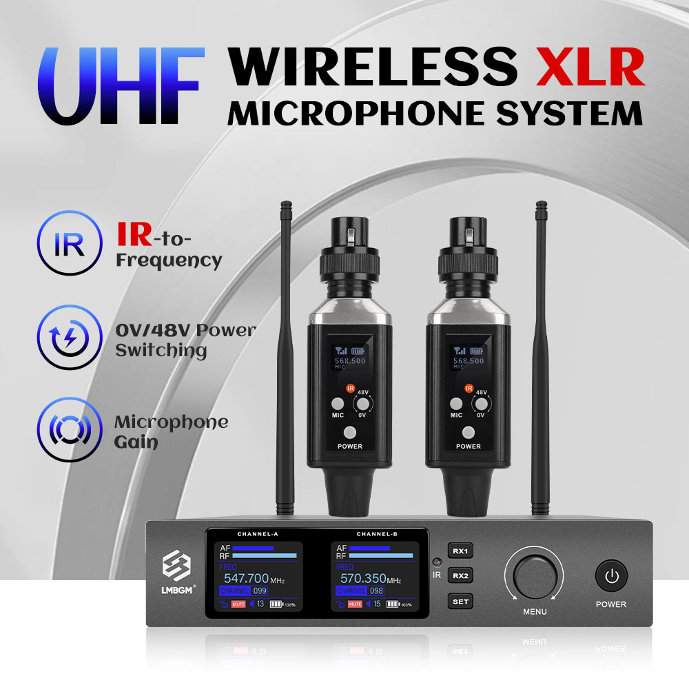 LMBGM TR6 UHF Wireless XLR Mic - Xlr Microphone Condenser ulasan dan harga
