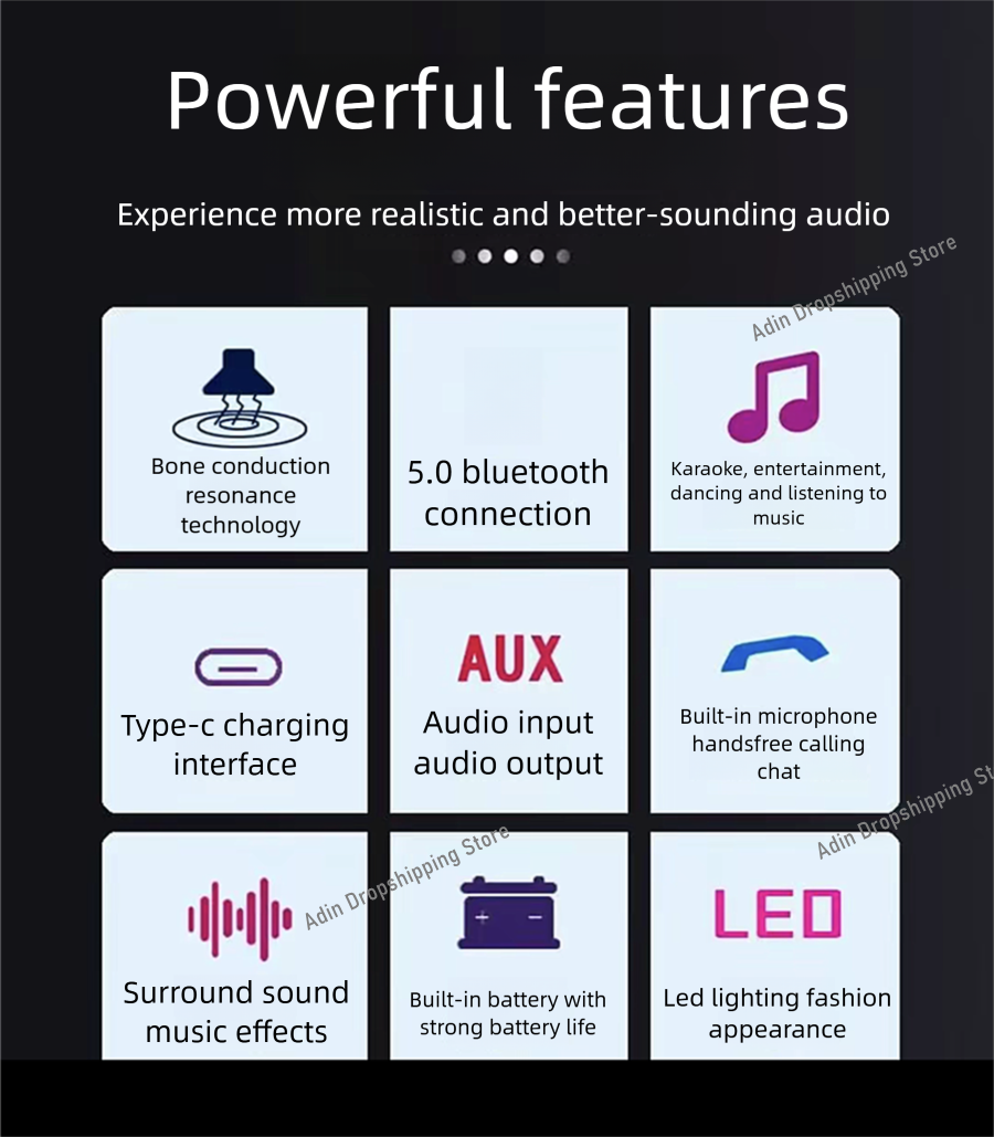 Adin 26w Vibration Bluetooth S - Audio Music Center ulasan dan harga