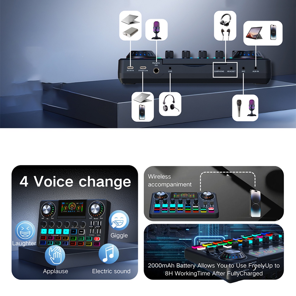 DTC5 Audio Mixer, Live Sound C - Audio Music Changer ulasan dan harga