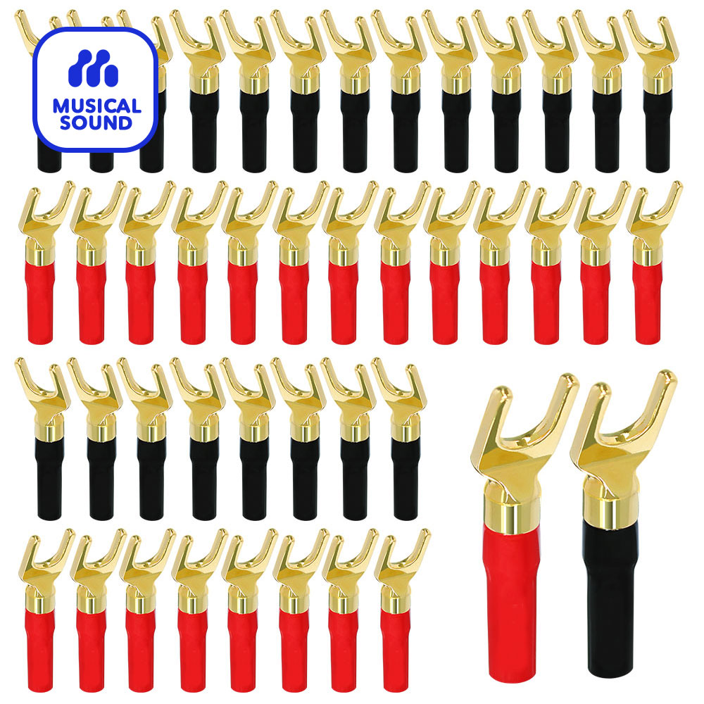 Hi-Fi Banana Plugs Y Type Gold - Audio Music Hifi ulasan dan harga