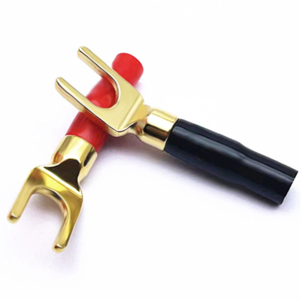 Hi-Fi Banana Plugs Y Type Gold - Audio Music Hifi ulasan dan harga