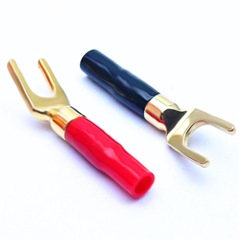 Hi-Fi Banana Plugs Y Type Gold - Audio Music Hifi ulasan dan harga