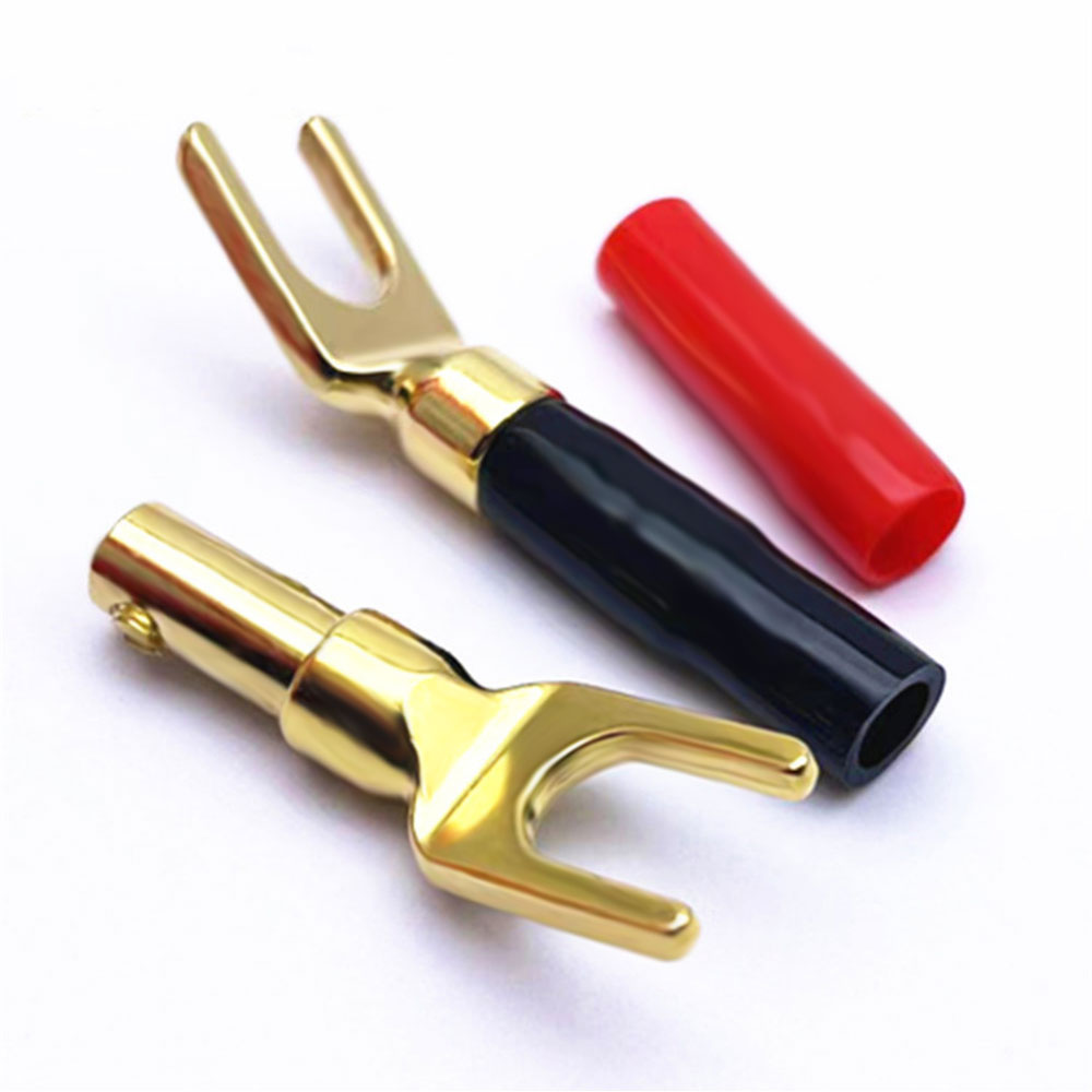Hi-Fi Banana Plugs Y Type Gold - Audio Music Hifi ulasan dan harga