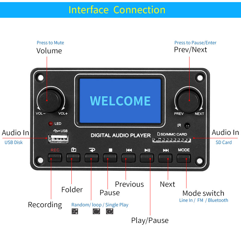 UNISIAN LCD Player Module MP3  - Metronome Digital ulasan dan harga