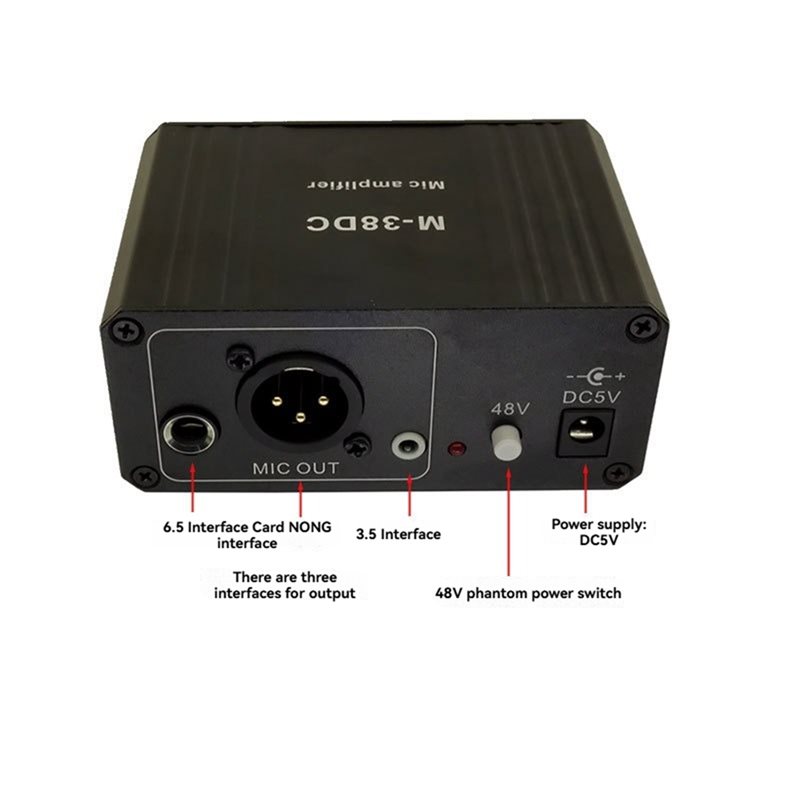 High Gain Microphone Preamp Po - Xlr Microphone Condenser ulasan dan harga