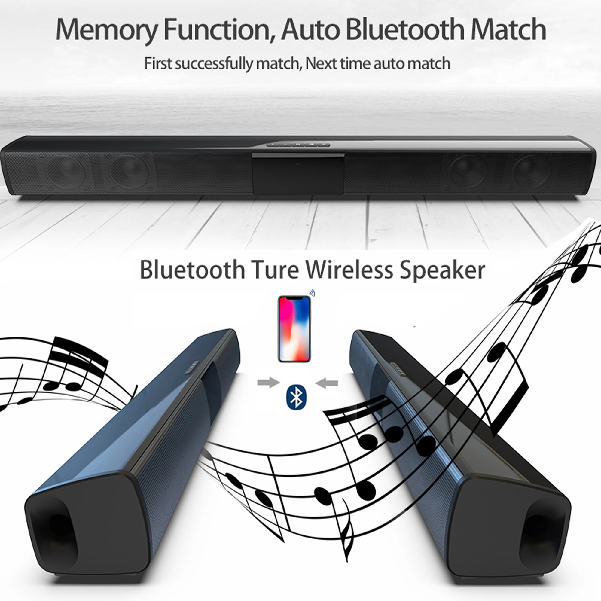 40W High Power Soundbar for TV - Audio Music Center ulasan dan harga