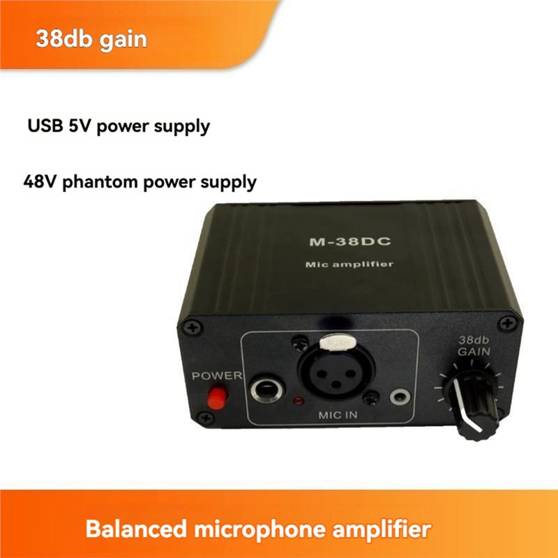 ABJF-Protable Microphone Pream - Xlr Microphone Condenser ulasan dan harga