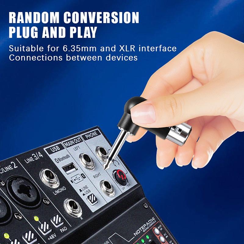 New-XLR To 6.35mm Audio Adapte - Xlr Microphone Condenser ulasan dan harga