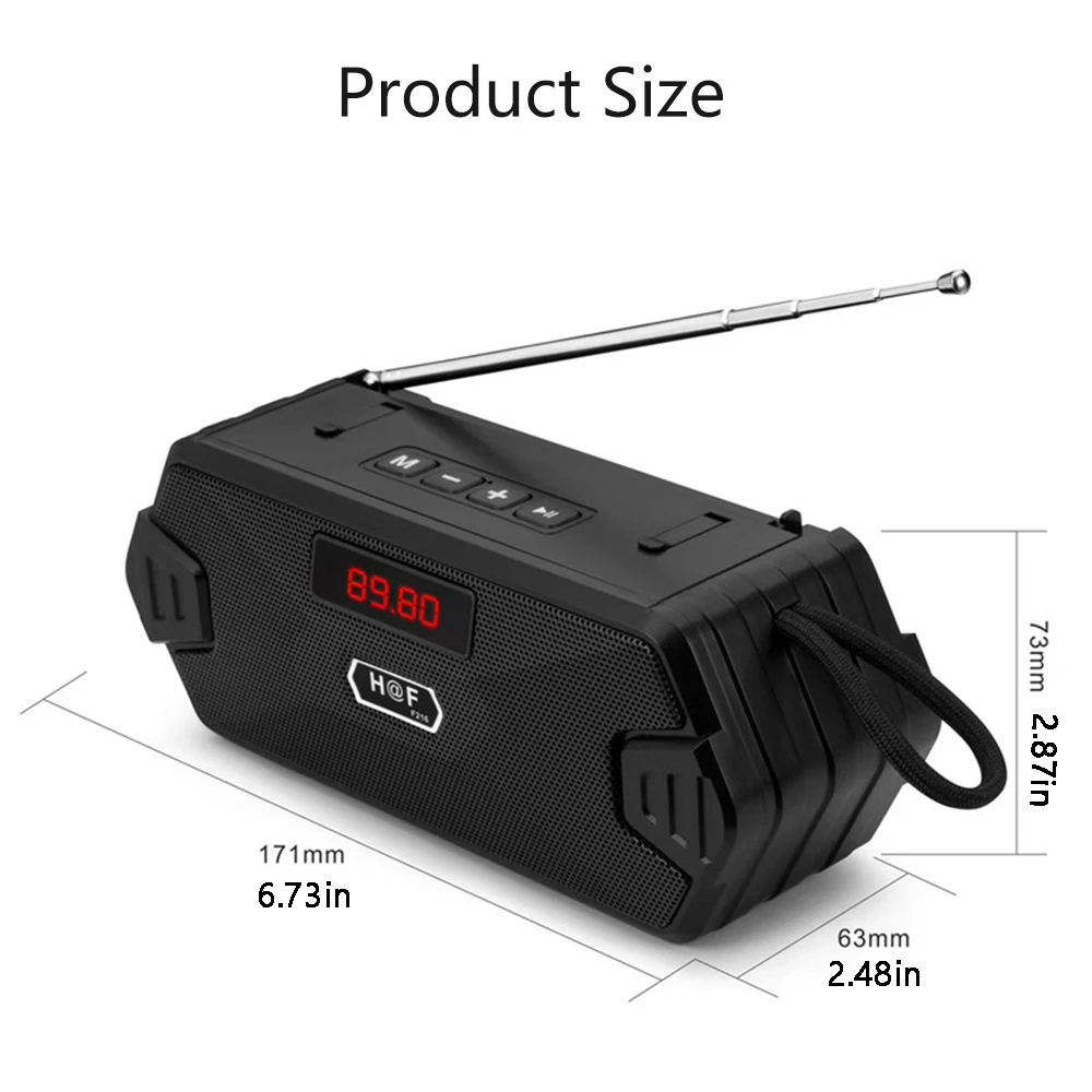 Bass Hifi Outdoor Portable Aux - Audio Music Center ulasan dan harga