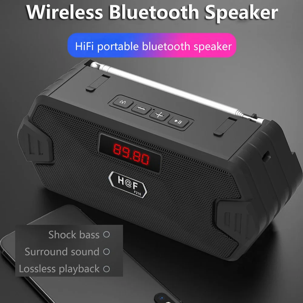 Bass Hifi Outdoor Portable Aux - Audio Music Center ulasan dan harga