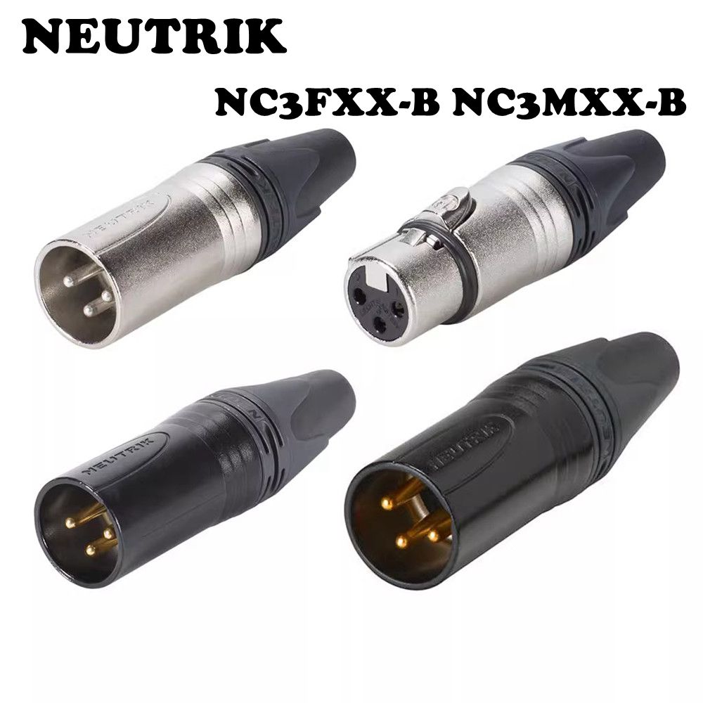 60PCS NEUTRIK xlr plug connect - Xlr Microphone Condenser ulasan dan harga