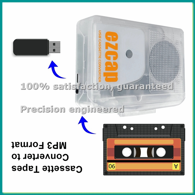 USB Cassette Player Stereo Tap - Audio Music File ulasan dan harga