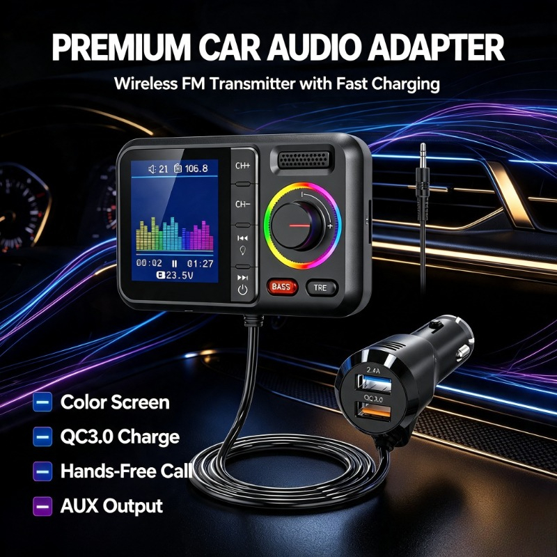 Vehicle Wireless Audio Adapter - Audio Music File ulasan dan harga