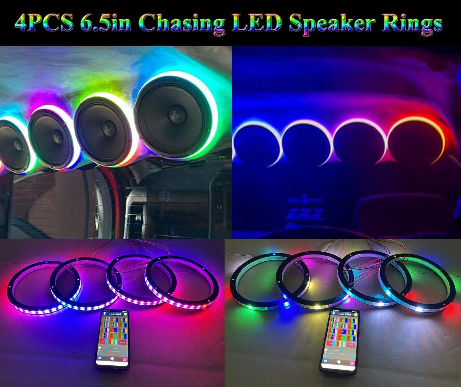 4PCS Car Customs Audio Lightin - Audio Music Hub ulasan dan harga
